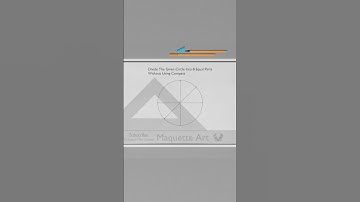 How to Divide a Circle into 8 Equal Parts ( Without Compass ) #shorts
