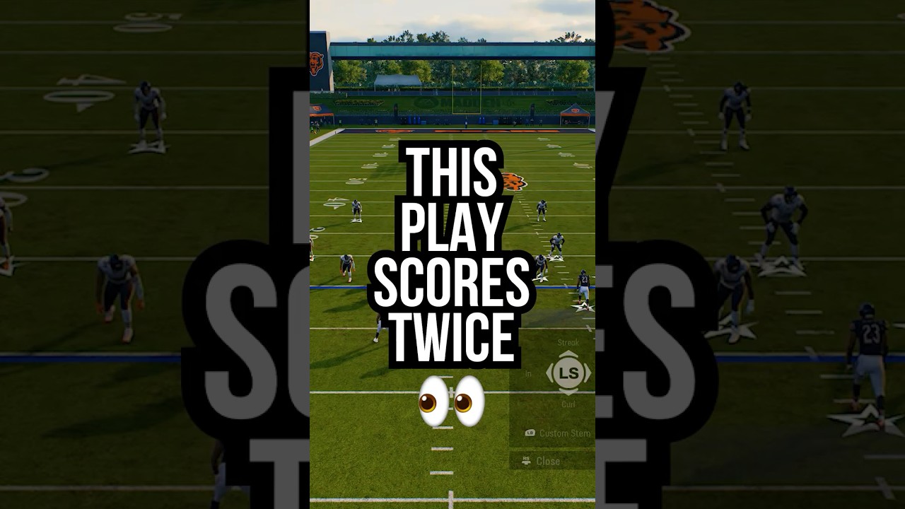 An EASY Double One Play Touchdown - YouTube