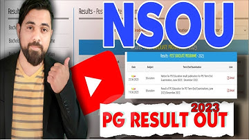 PG Result Published | How to check pg result 2023 step by step NSOU
