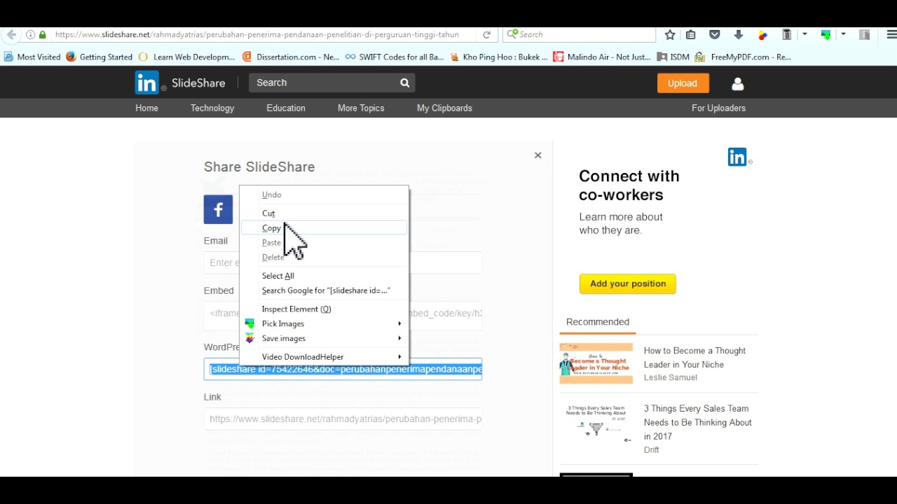 generate code using slideshare - YouTube
