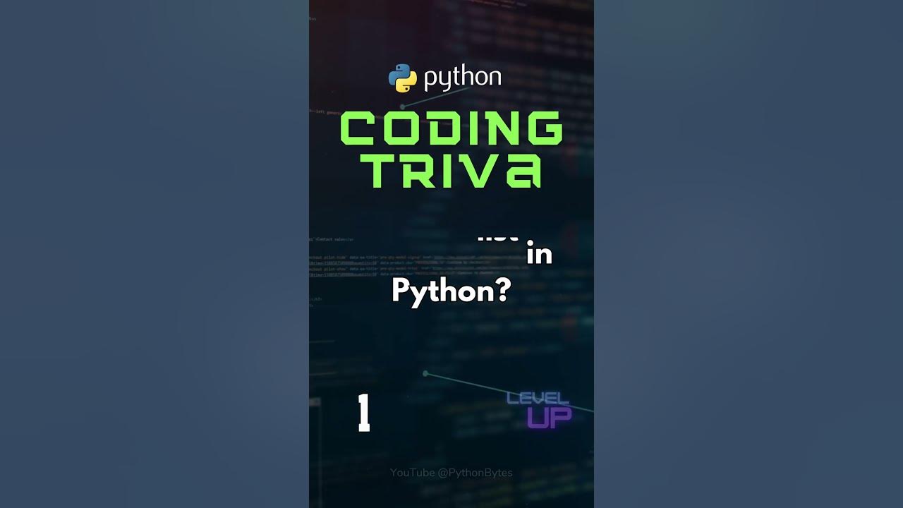 Python Trivia #006 - YouTube