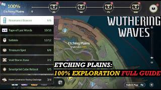 [Wuthering Waves](Treasure loot) Lahai-Roi: Etching Plains - 100% Exploration Proress