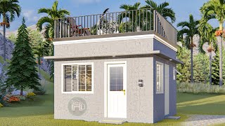 Tiny House Design 16 Sqm Diseño De Casa Pequeña Conception De Petite Maison