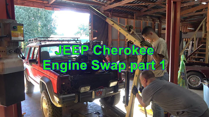 Jeep Cherokee XJ Engine Swap Part 1: Long Block Removal
