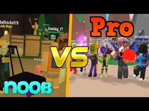 Roblox Noob Vs Pro Mining Simulator By The Cheez God - jen roblox mining simulator