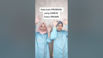KATA KATA PROMOSI YANG HARUS KAMU PAKAI