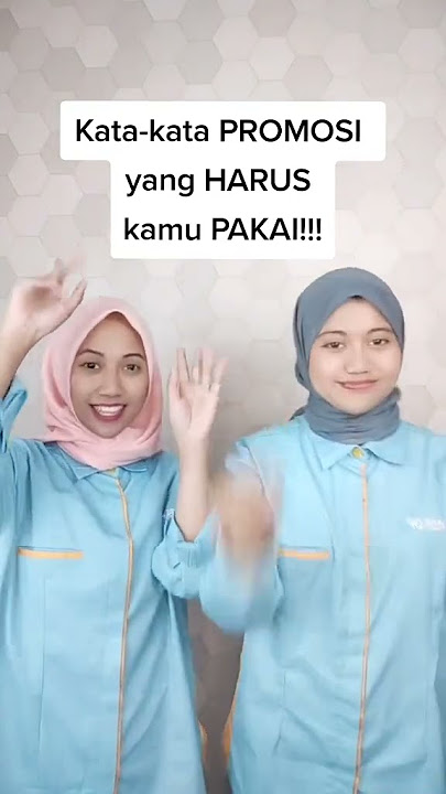 KATA KATA PROMOSI YANG HARUS KAMU PAKAI