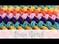 Super easy crochet: Zig-Zag Bean Stitch / Puff Stitch