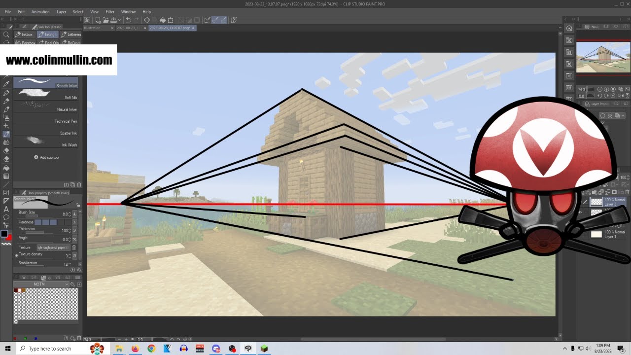 Learn how to do Perspectives with Minecraft - Artcade - YouTube
