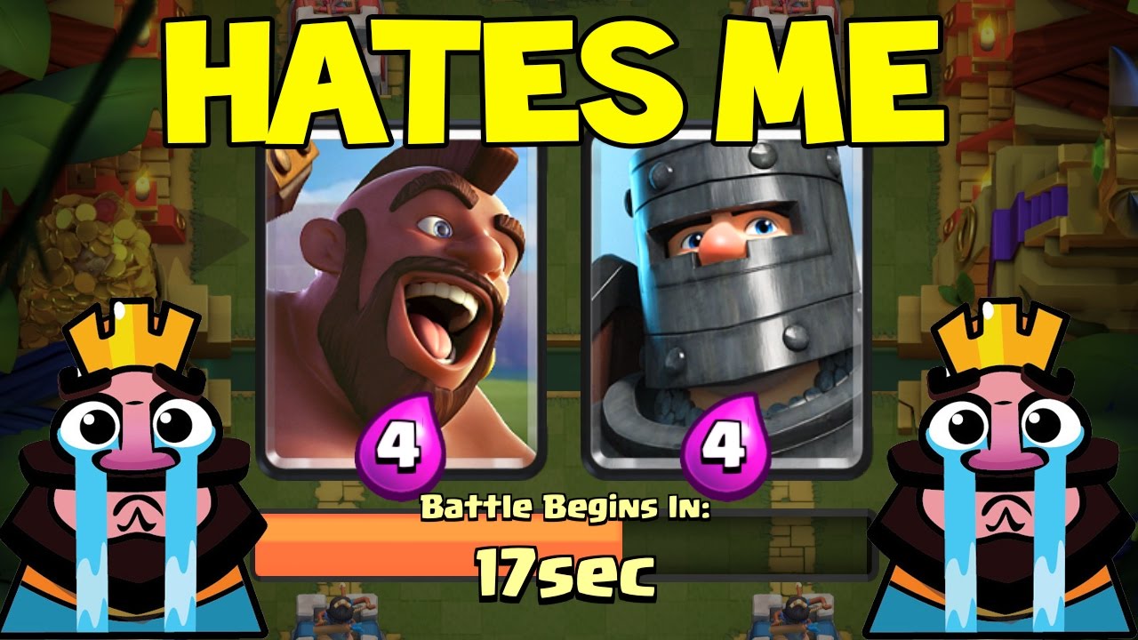 Crown Duel Challenge HATES ME !!!! Clash Royale NEW Friendly Battle Challenge