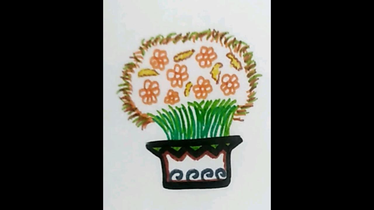 how-to-make-a-flower-pot-youtube