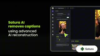 Remove Captions & Watermarks From Any Video With Ai Satura Tutorial