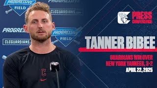 Tanner Bibee Reacts To Gritty Start Against Yankees, Guardians Victory