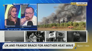 UK and France prepare for another heat wave as western Europe sets new temperature record