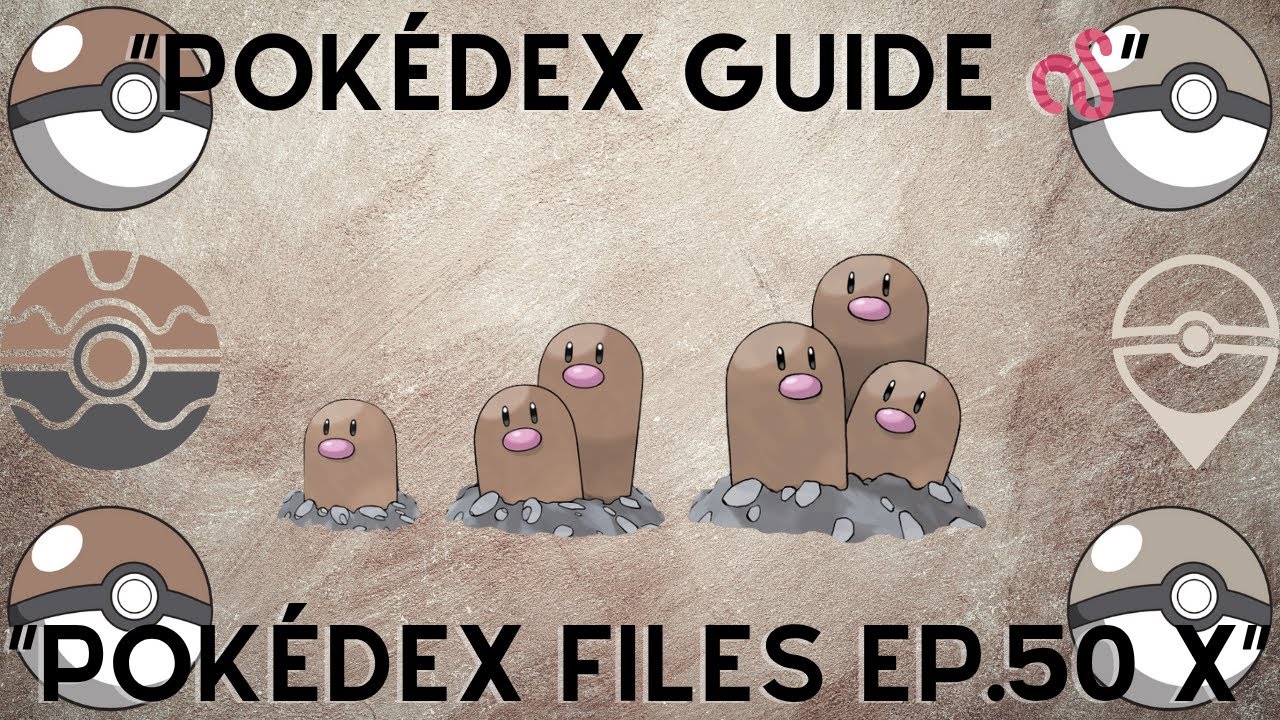 Diglett EXPLAINED | Complete Pokédex Guide & Evolution Line - YouTube