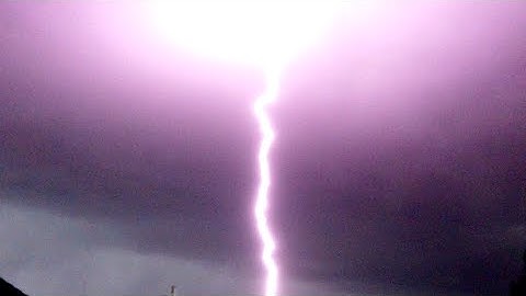 Thunder in slow motion with Osmo Pocket