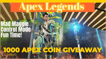 The Apex Legends 1000 Apex Coin Giveaway with Maggie Control Game Mode Fun You