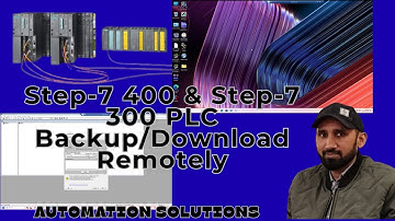 How we can upload/download S7-300/400 PLC backup remotely || Siemens Simatic Manager||Remote Desktop