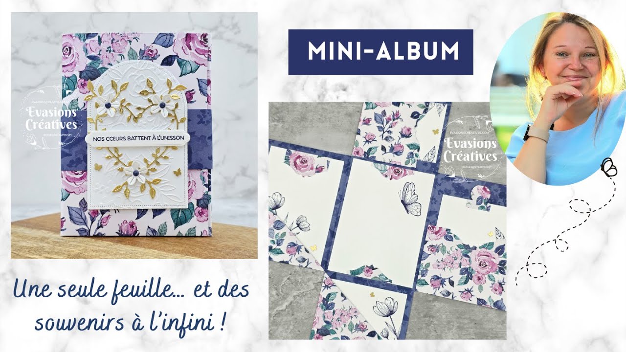 [ Tuto-Vidéo ] Mini-album : Une seule feuille… et des souvenirs à l’infini !