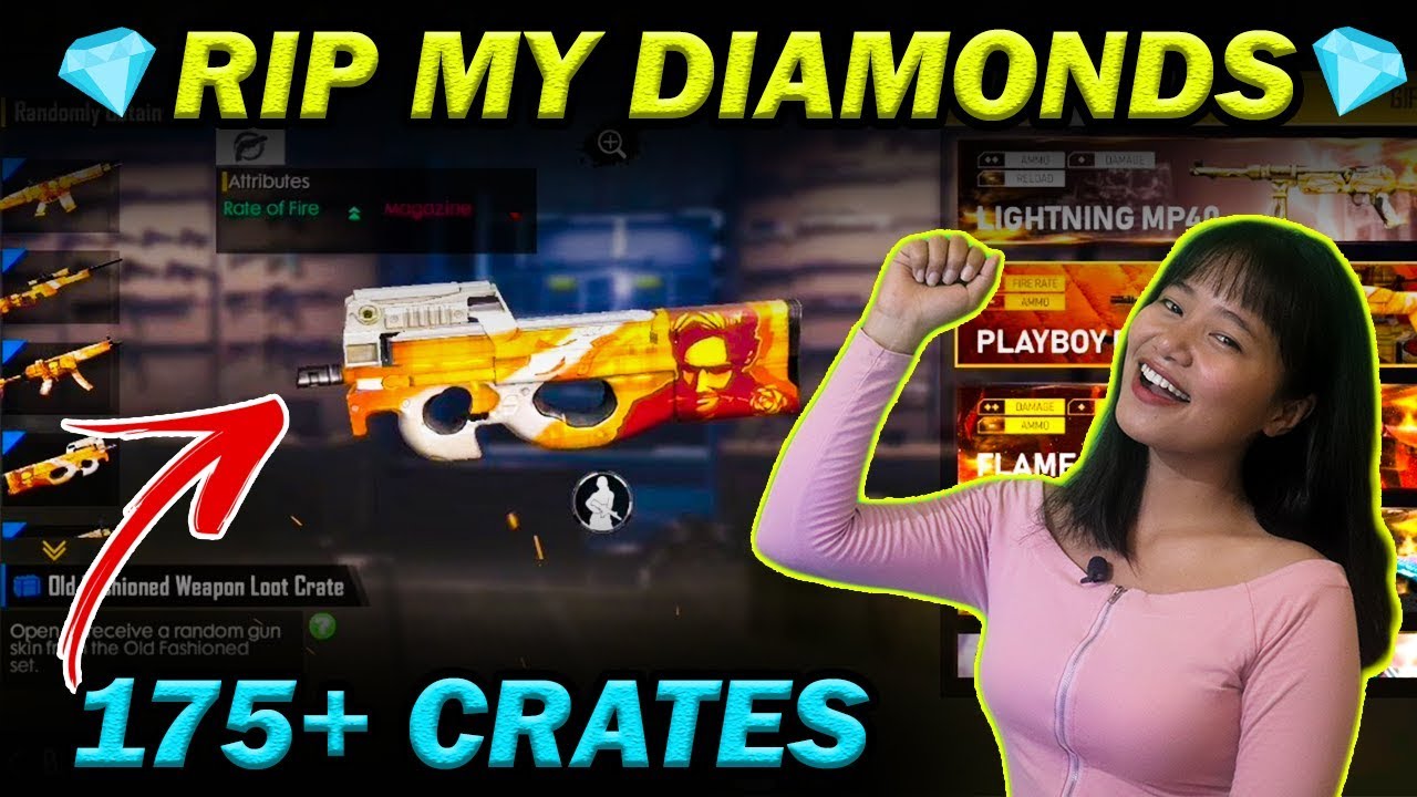sooneeta free fire live Unboxing 175+ Playboy Gun Crates - Garena Free Fire