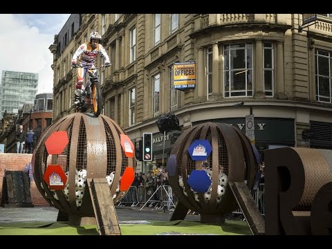 Urban Trials Riding on Unusual Obstacles - Red Bull City Trial