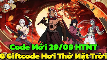 Hơi Thở Mặt Trời - 8 Giftcode Hơi Thở Mặt Trời & Code Mới 29/09 HTMT - Hơi Thở Mặt Trời Code