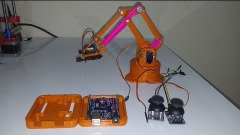 Arduino Robot kol projemiz servo joystick Metin GÜVEN