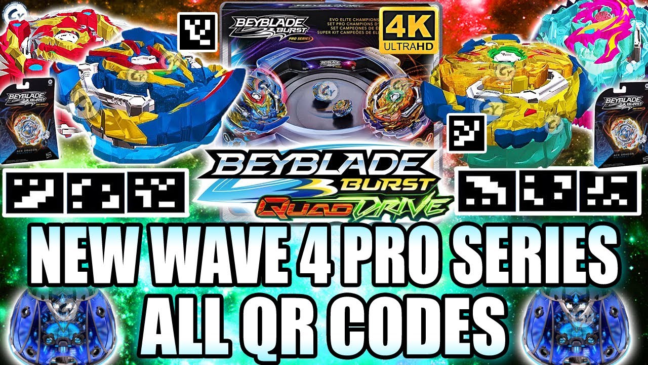 ALL 340 QR CODES BEYBLADE BURST RISE APP IN 4K 