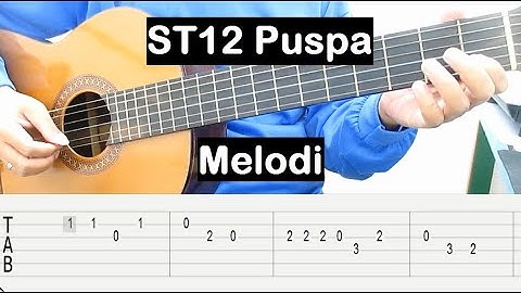 Belajar Gitar ST12 Puspa (Melodi) Belajar Gitar Melodi Tutorial Gitar Pemula