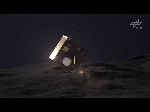 MASCOT on Asteroid Ryugu - Landing and Instruments Detailed in Animation