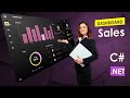 C# .NET Tutorial: Build a Trendy Product Sales Dashboard in Visual Studio 🚀😍