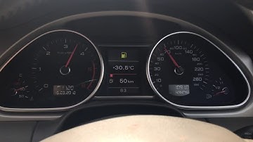 Audi Q7 3.0 TDI Acceleration 0-100km/hr