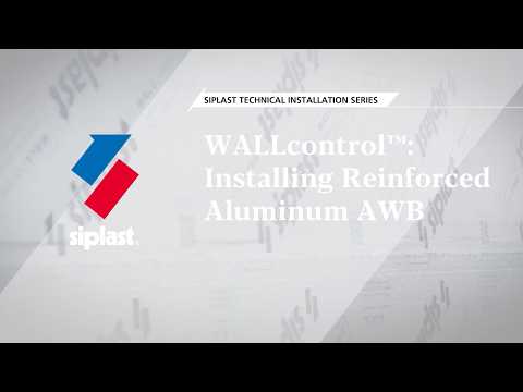 WALLcontrol™: Installing Reinforced Aluminum AWB