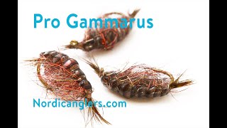 Fly tying "The Pro Gammarus" Trout nymph fly (Step-by-step tutorial)