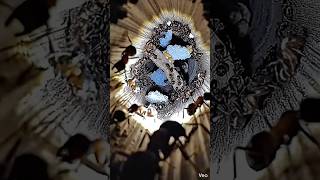 A hidden civilization beneath our feet. #nature #insects #viralvideo