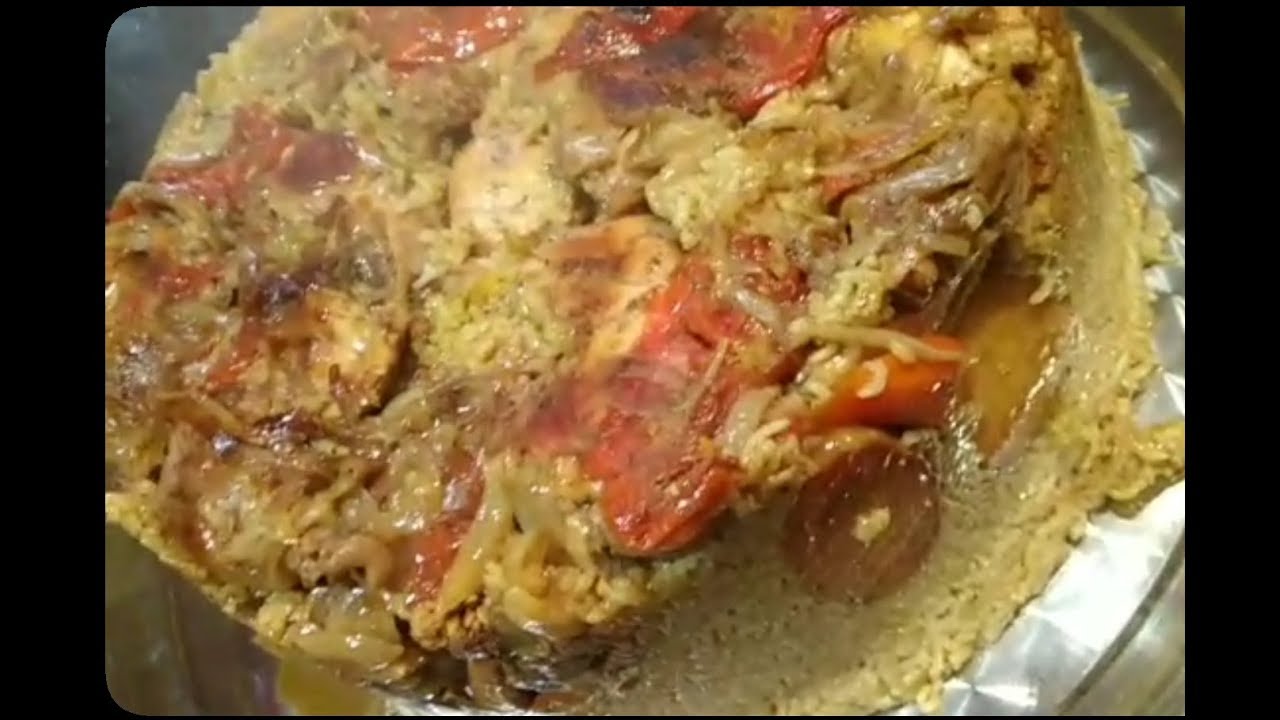 مقلوبة الدجاج الشهية على أصولها