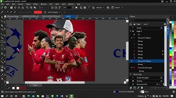 How to Create A Football Match Poster with CorelDRAW