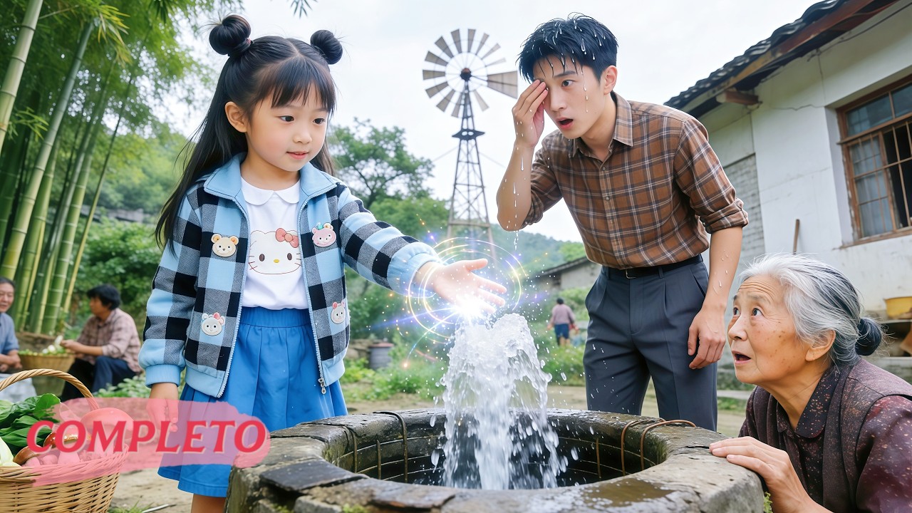 🌷¡Esta pequeña niña despreciada tiene magia, mueve la mano y convierte el pozo seco en fuente!