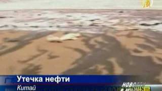 50 тонн нефти вытекло в море у побережья Китая(, 2009-09-19T13:45:03.000Z)