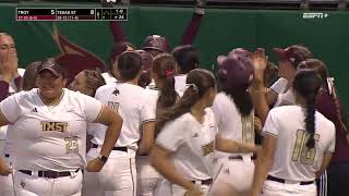 Highlights - TXST Softball vs Troy - 4.17.25