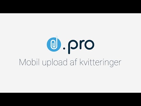 Dinero PRO - Mobil upload af kvitteringer