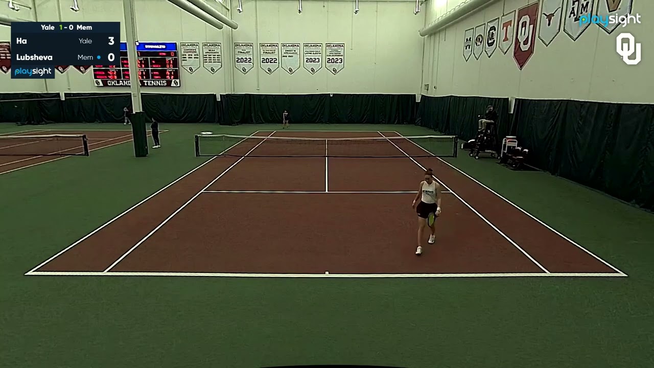 Women's singles 1 -  YALE V MEMPHIS -  25 1 26