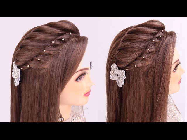 Favourite😣 | Girly hairstyles, Front hair styles, Traditional hairstyle