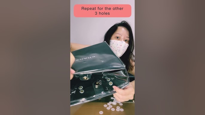 Trying this TikTok trend (branded paper bag DIY into a handbag!) 