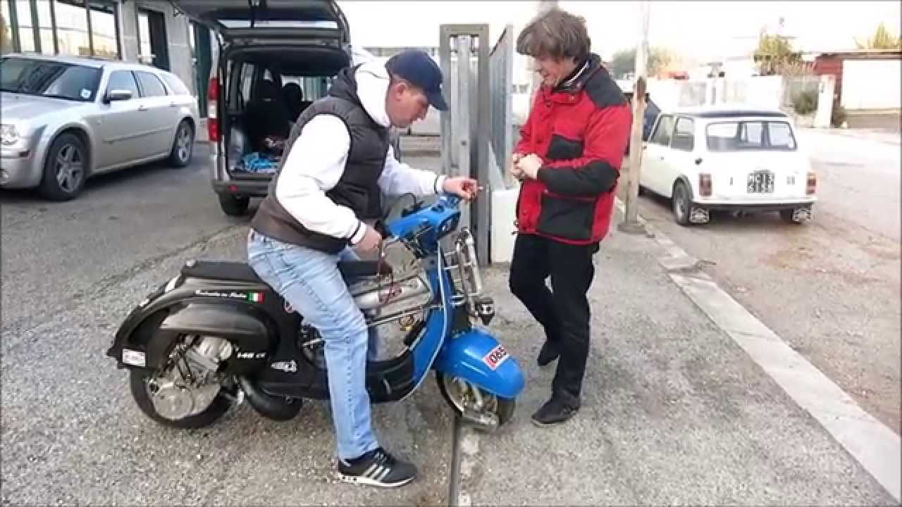 100mph BSG Rotaryvalve Vespa sprinter  YouTube