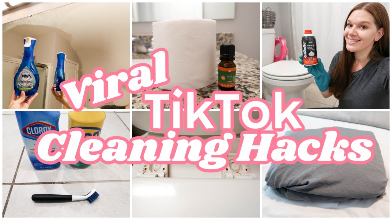 TIKTOK CLEANING HACKS YOU NEED TO KNOW, *NEW* HOME CLEANING HACKS