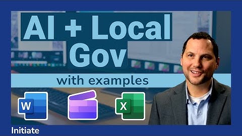 AI for Local Gov NOT ChatGPT | Initiate | Spark by MGP