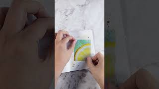 Mini art journal- lemonade