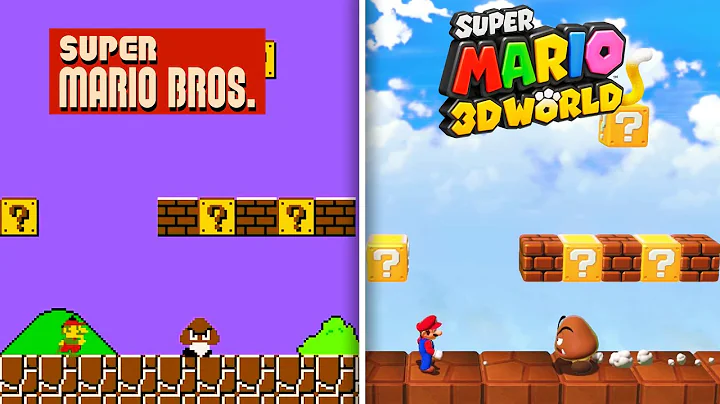 2D Mario Games Retro Levels Recreated in Super Mario 3D World