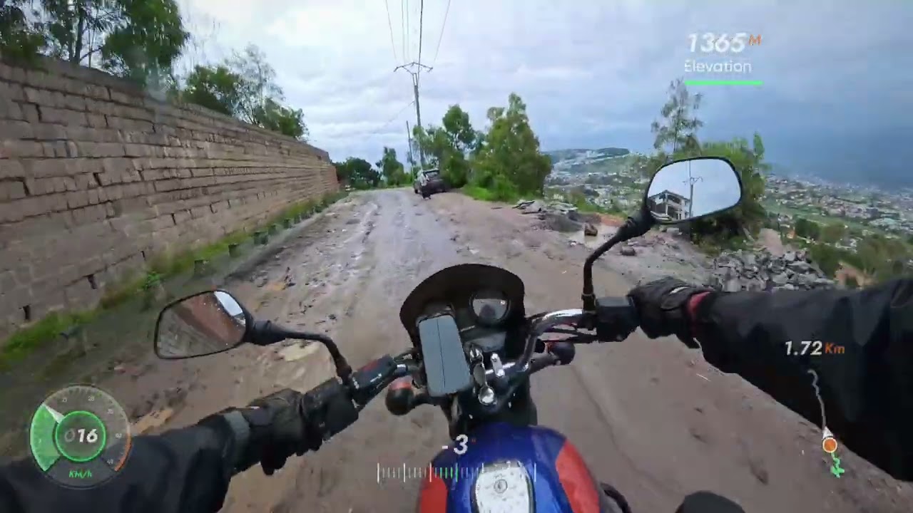 VLOG MOTORCYCLE ON A RAINY DAY IN ANTANANARIVO